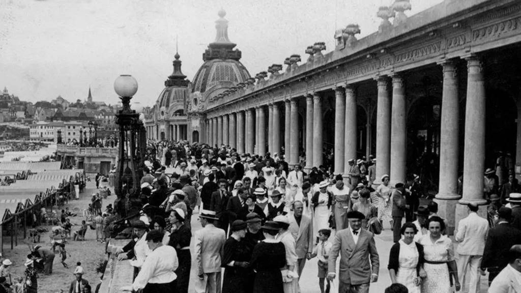 Balneario de Mar del Plata en 1918