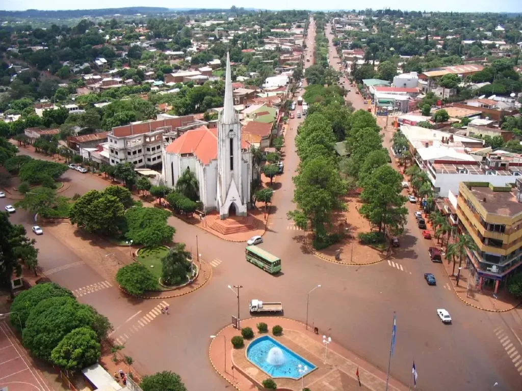 Centro de la ciudad de Oberá