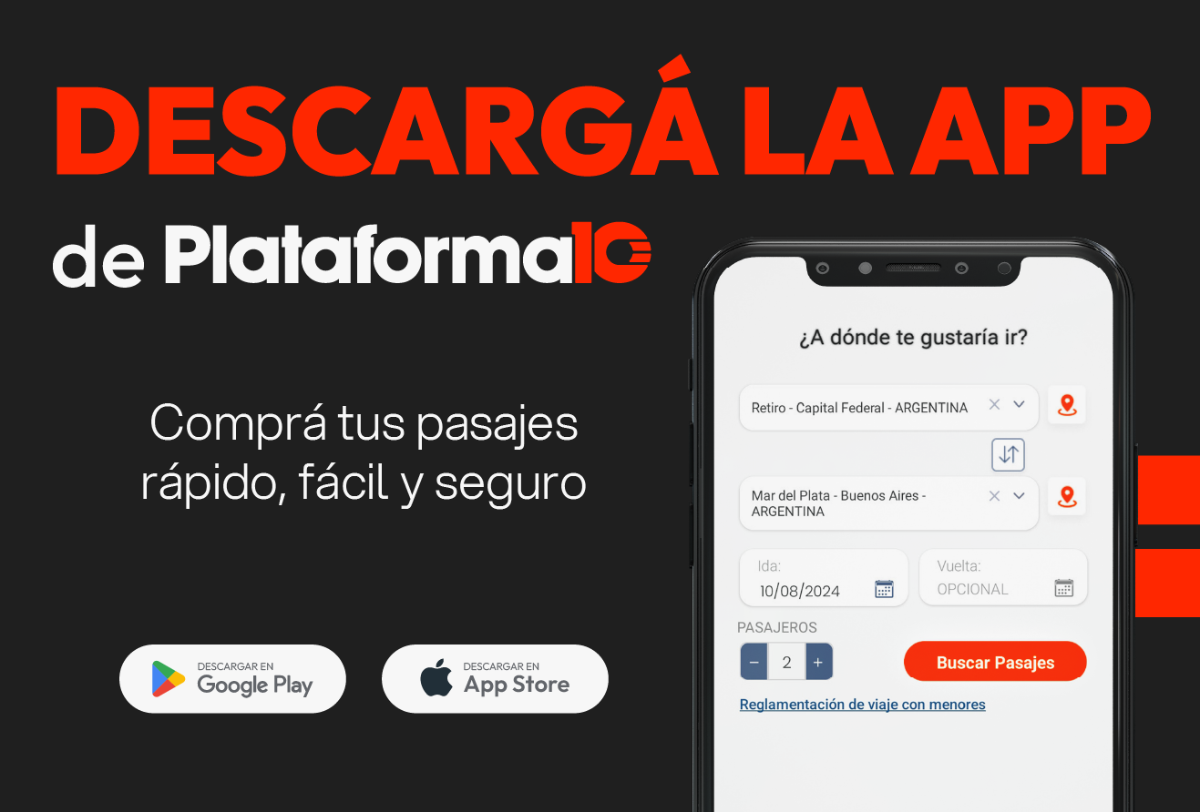 ¡Descargá la App de Plataforma 10!