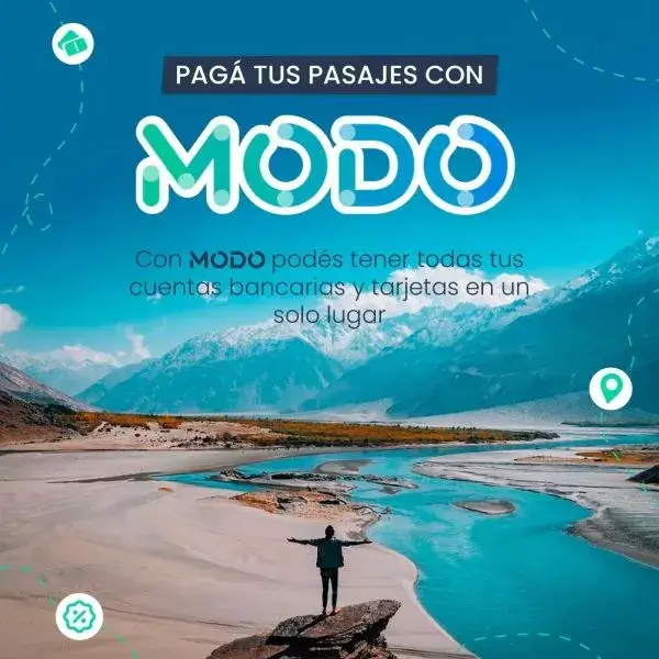 Pagá tus pasajes con MODO