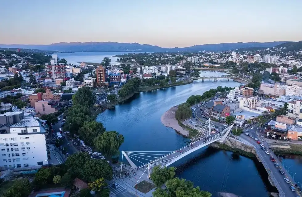 Vista aérea de Villa Carlos Paz