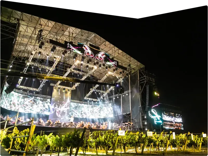 Escenario de la Fiesta de la Cosecha
