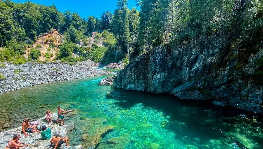 Lago en el Cajón del Azul