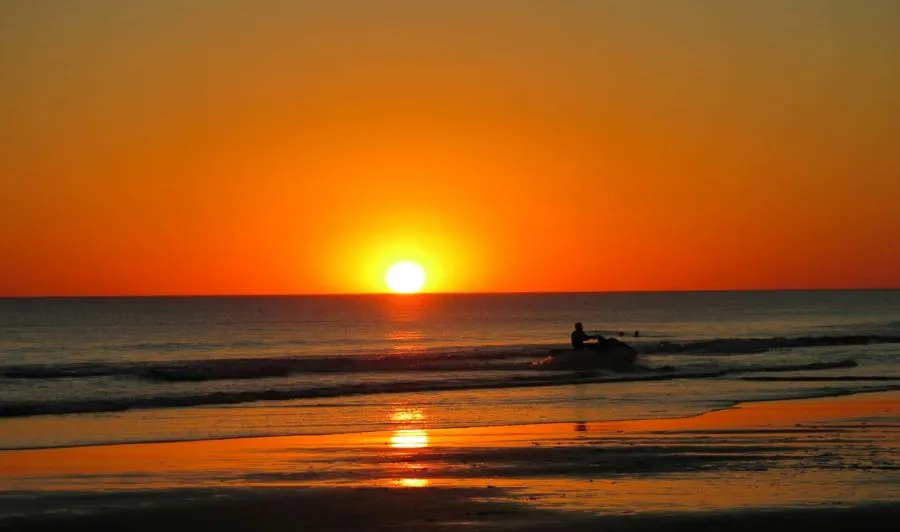 Atardecer en Monte Hermoso