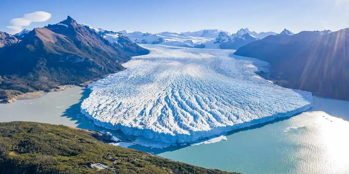 Vista panorámica del Glaciar Upsala